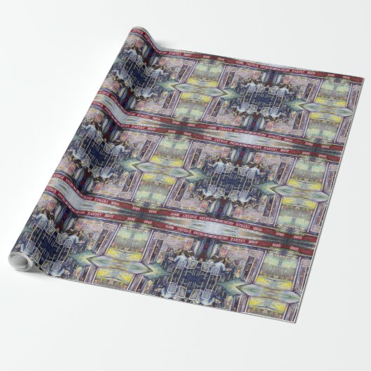 vrolijk cadeaupapier (Uitgerold)
