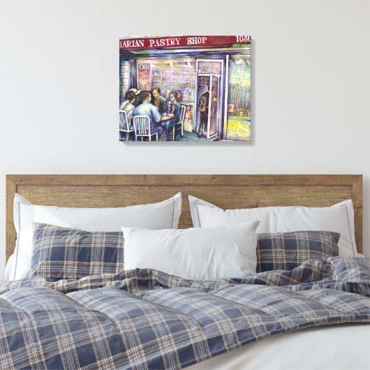 vrolijk canvas afdruk (Insitu (Slaapkamer))