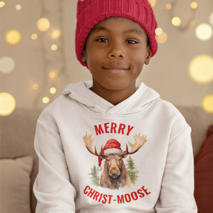 Vrolijk Christus-eland Grappige Kerstmis Moose