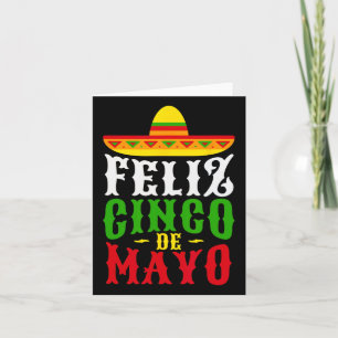 Vrolijk Cinco De Mayo Mexicaans Feest Feest Kaart
