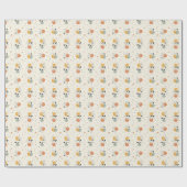 Vrolijk Citrus Inpakpapier (Vlak)