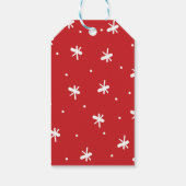 Vrolijk Confetti Kerst Cadeaulabel (Achterkant)