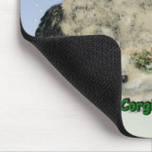 Vrolijk Corgi Kerstfeest. Muismat (Hoek)