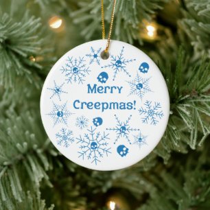 Vrolijk Creepmas! Keramisch Ornament