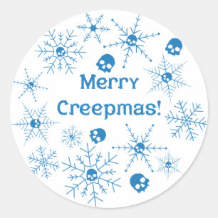 Vrolijk Creepmas! Ronde Sticker