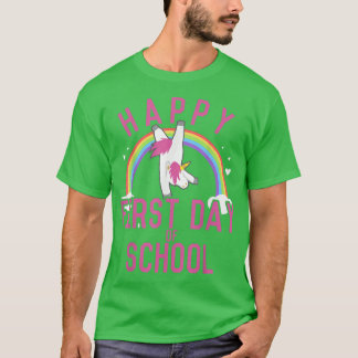 Vrolijk eerste school t-shirt