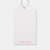 Vrolijk en helder Custom Gift Labels Cadeaulabel (Achterkant)