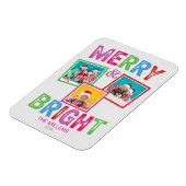 Vrolijk en helder fotofeest magneet (Linkerzijde)