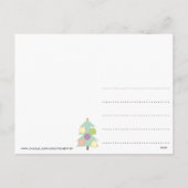 Vrolijk en helder gepersonaliseerde foto Briefkaar Feestdagenkaart (Achterkant)