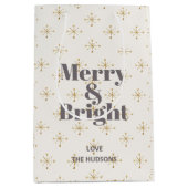 Vrolijk en helder ivoormedium medium cadeauzakje (Voorkant)