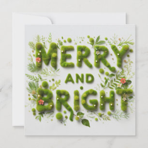 Vrolijk en helder, kerst Wenskaarten Kaart