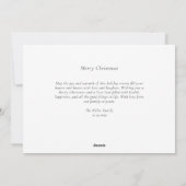 Vrolijk en helder kerstfeest feestdagenkaart (Achterkant)