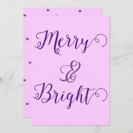 Vrolijk en helder kerstfeest feestdagenkaart