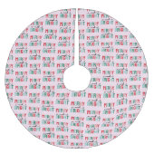 Vrolijk en helder kerstfeest kerstboom rok (Voorkant)