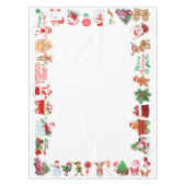 Vrolijk en helder kerstfeest | Klein Tafelkleed (Voorkant)