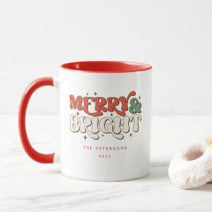 Vrolijk en helder kerstfeest mok