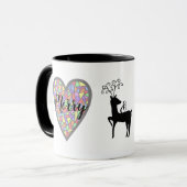 Vrolijk en helder kerstfeest mok (Voorkant links)