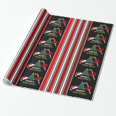 Vrolijk en helder, Kerstmis Cadeaupapier (Uitgerold)