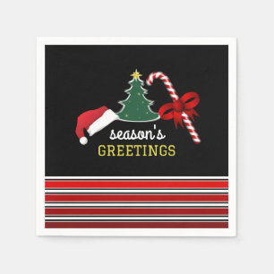 Vrolijk en helder, Kerstmis Servet