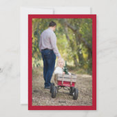 Vrolijk en helder kleurrijke feestelijke retrotypo feestdagenkaart (Achterkant)