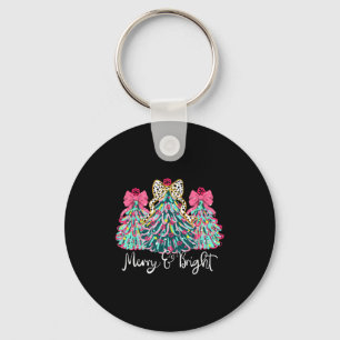 Vrolijk en helder Nk Kerstboom Xmas Vakantie Wo Sleutelhanger