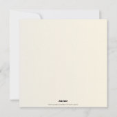 Vrolijk en helder op licht goud, groene rand feestdagenkaart (Achterkant)