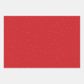 Vrolijk en helder rood kerstfeest inpakpapier vel (Voorkant 2)