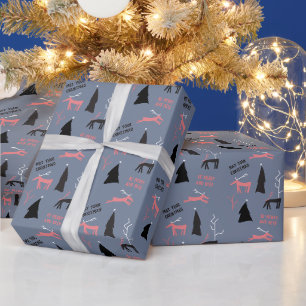 VROLIJK EN HERT KERST CADEAUPAPIER