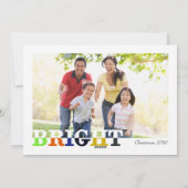 Vrolijk en licht voor en achter vakantie Kaart (Achterkant)