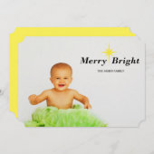 vrolijk feestdagenkaart (Voorkant / Achterkant)