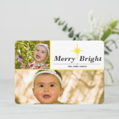 vrolijk feestdagenkaart (Staand voorkant)