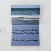 Vrolijk Florida kerst Feestdagen Kaart (Binnen)