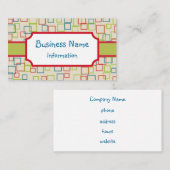 Vrolijk Gepersonaliseerd Visitekaartje (Voorkant / Achterkant)