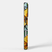 Vrolijk Glas in lood Flower ArtWork Case-Mate iPhone Case (Achterkant / Rechts)