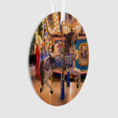 Vrolijk Go Rond Acryl Kerstmis Ornament (voorkant)