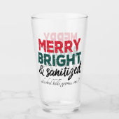 Vrolijk helder en ontsmet | Alcohol doodt ziekteki Glas (Voorkant)