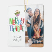 Vrolijk & Helder Foto Keramisch Vierkant Ornament (Links)