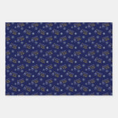 Vrolijk & Helder Kerst Wrap Pack Inpakpapier Vel (Voorkant 3)