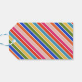 Vrolijk & Helder Kleurrijk Typografie Kerstcadeau Cadeaulabel (Achterkant Horizontaal)