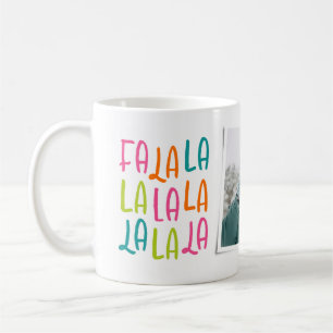 Vrolijk helder schattig leuk kerstvakantie foto koffiemok