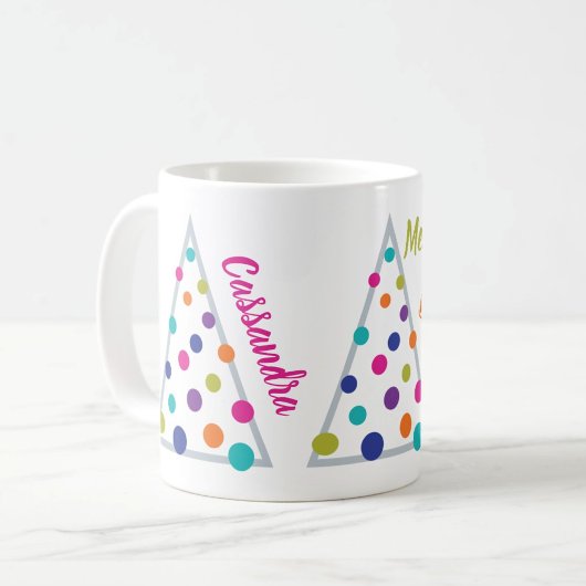 Vrolijk & Heldere boom met Naam Koffiemok