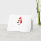 Vrolijk het koekjeswenskaart van Kerstmis Feestdagen Kaart (Achterkant)