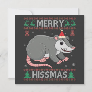 Vrolijk Hisma's Grappige Lelijke Xmas Sweater Opos Kaart