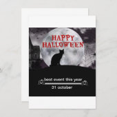 vrolijk Holloween (Voorkant / Achterkant)