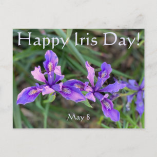 Vrolijk Iris Dag. Briefkaart
