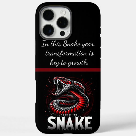 Vrolijk Jaar van de Slang Case-Mate iPhone Case (Achterkant)