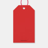 Vrolijk Kerst Elf  Cadeaulabel (Achterkant)