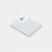 Vrolijk Kerst Elf met Cadeaus Leuke Waterverf Post-it® Notes (Schuin)