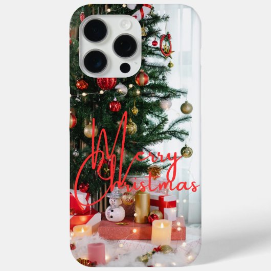 Vrolijk Kerst iPhone 15 Pro Max Hoesje (Achterkant)
