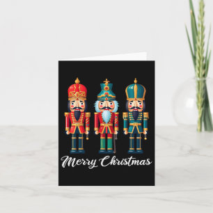 Vrolijk Kerst Notenkraker Ballet Feestelijke Xmas Kaart